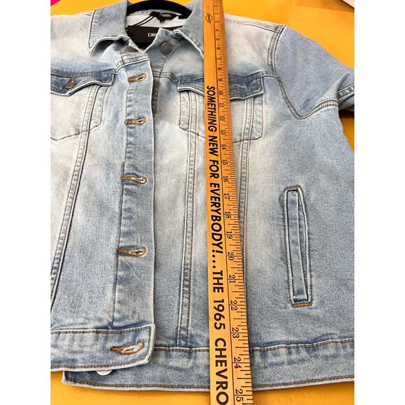 Driftwood Daisy Embroidered Denim Jean Jacket XL New - Picture 9 of 9